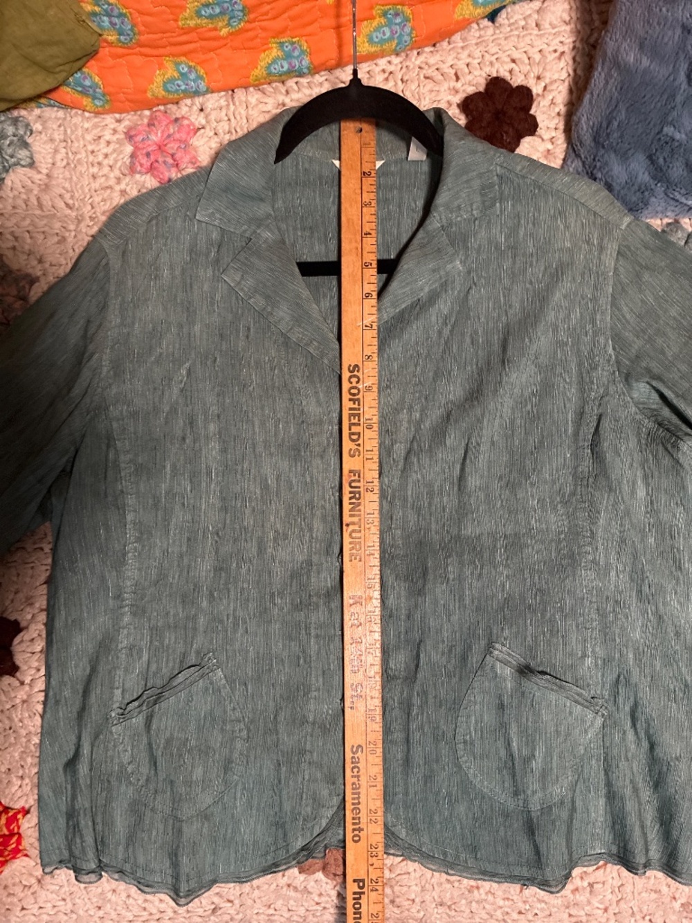 Silk & Cotton Lagenlook jacket - Picture 6 of 9